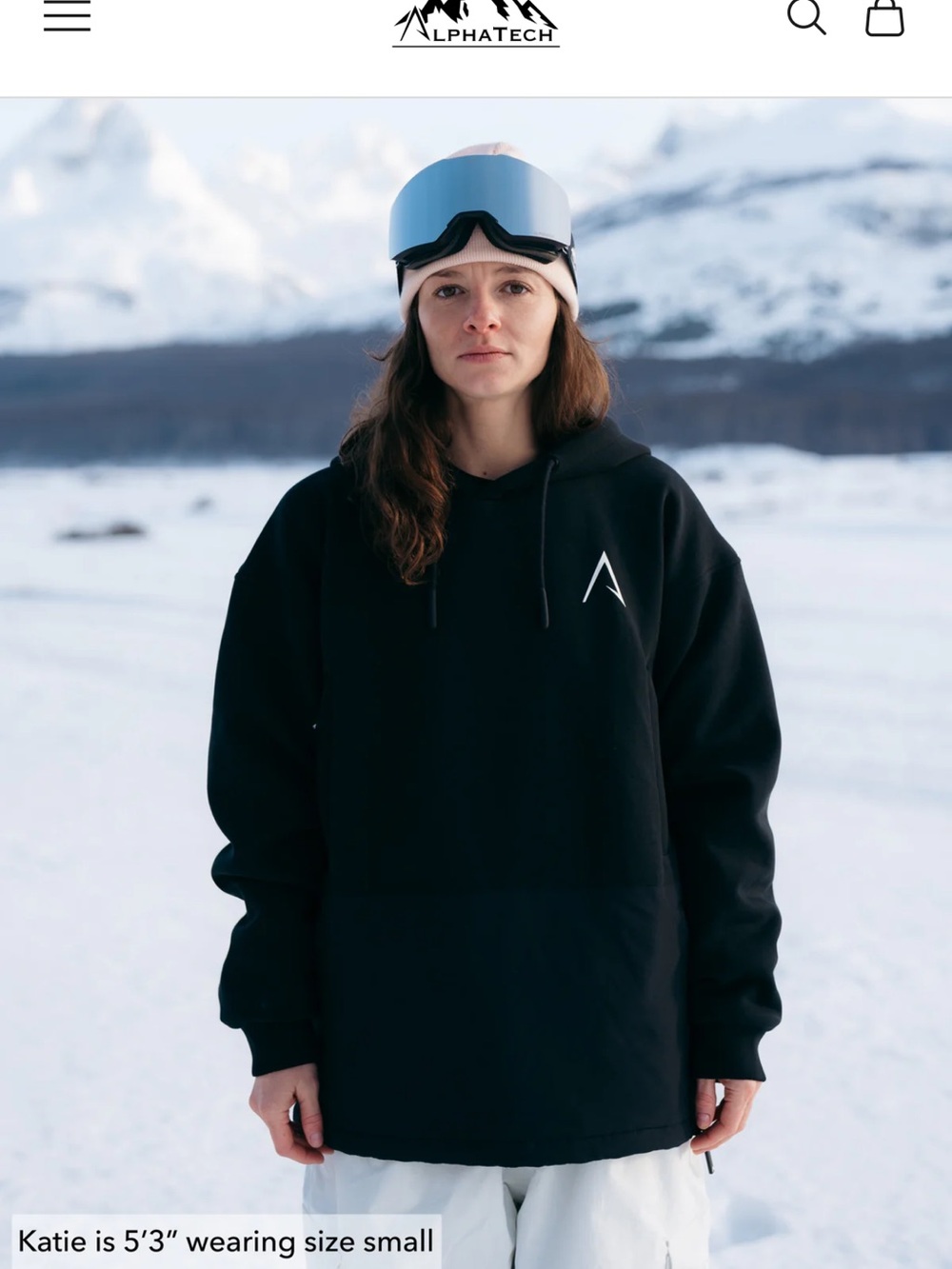Women's Black Pullover Hoodie Jacket